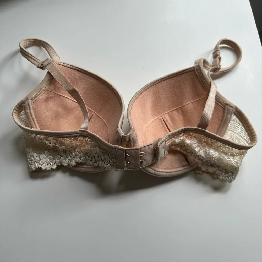 Wacaol Embrace Lace Petite Push Up Underwire Bra, Size 30C - Picture 6 of 13